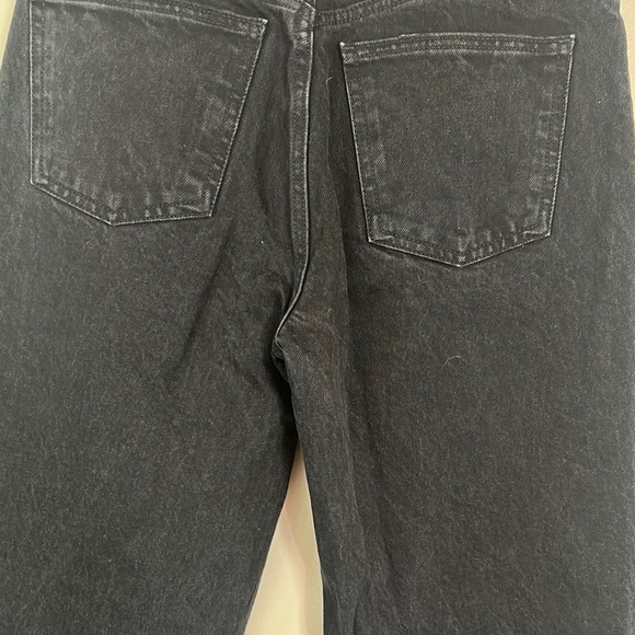 Zara Black Wide Leg Flare Jeans - Picture 3 of 14